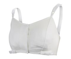 SUPPORT, SURGI-BRA BREAST COTTON WHT MED LF