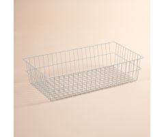 Basket For Folding Wire Cart w/ 6" and 12" Baskets, 6 Inch H