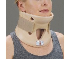 Rigid Cervical Collar DeRoyal Preformed Adult Medium Two-Piece / Trachea Opening 3-1/4 Inch Height 13 to 16 Inch Neck Circumference 534619