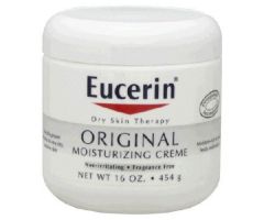 Hand and Body Moisturizer Eucerin Original  Jar Unscented Cream 538808
