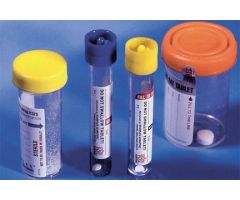 Starplex Scientific Storage Tube Conical Bottom Boric Acid Preservative Tablet Additive 10 mL Blue Screw Cap Polypropylene Tube