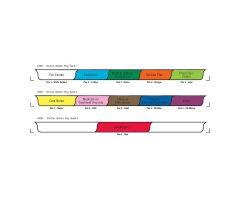 Chart Divider Set - Poly - Assisted Living - 11 Tabs Bottom
