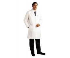 Lab Coat White Size 40 Knee Length Reusable