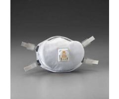 Particulate Respirator Mask 3M  Industrial N100 with Valve Cup Elastic Strap One Size Fits Most White NonSterile Not Rated Adult