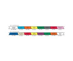 Chart Divider Set - Poly - Long-Term Care - 16 Tabs Side