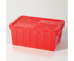 Hinged Lid Transfer Box - Red