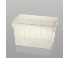 Hinged lid transfer box, 22x13x15 5533c