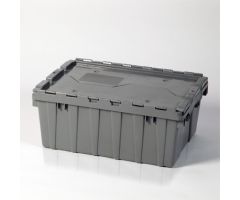 Hinged lid transfer box, 21.5x9x15