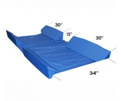 30-Degree Full Body Bed Support System w/4 Attached Bolsters