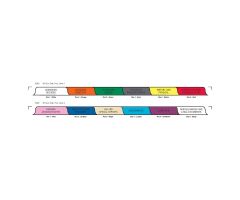 Chart Divider Set - Poly - Long-Term Care - 12 Tabs Side