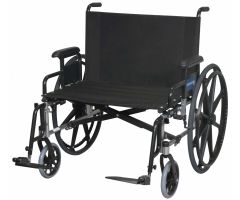 W/C Xl2002 24W18D Full Elr Gendron Bariatric 600Lbs Capacity