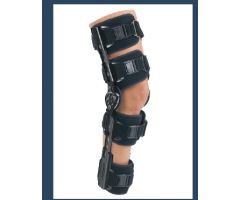 Hinged Leg Brace Telescoping TROM Advance One Size Fits Most Hook and Loop Closure  Inch Circumference Left or Right Leg
