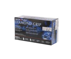 MICROFLEX Diamond Grip Latex Exam Gloves Large Natural Non-Sterile 100/Bx