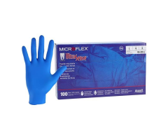 MICROFLEX UltraSense Nitrile Exam Gloves Large Blue Non-Sterile 100/Bx