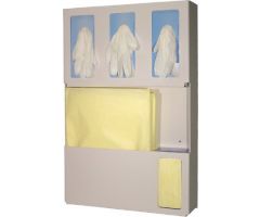 Hygiene Dispensing Station BOWMAN Wall Mount Quartz Beige 4-1/2 X 16-1/2 X 25-1/4 Inch ABS Plastic