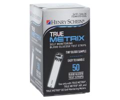 Henry Schein TRUEmetrix Blood Glucose Test Strip CLIA Waived 50/Bx