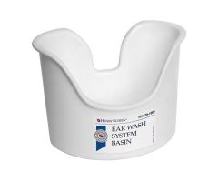 Henry Schein Ear Wash Basin Round Plastic White 325mL, Each