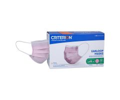 Criterion Earloop Mask ASTM Level 3 Pink 50/Box