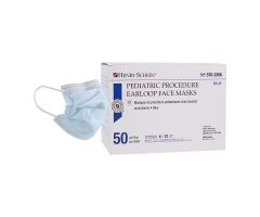 Criterion Earloop Face Mask Blue Pediatric 50/Bx