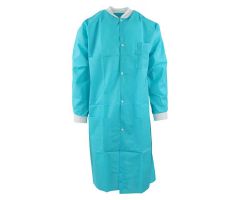 Criterion Protective Lab Coat SMS Large Teal 5 PK/CA