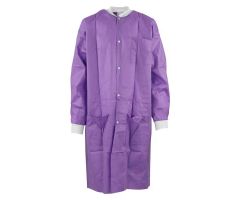 Criterion Protective Lab Coat SMS Medium Purple 5 PK/CA