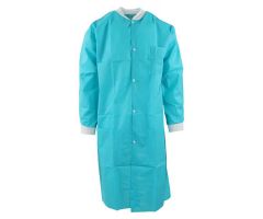 Criterion Protective Lab Coat SMS Medium Teal 5 PK/CA