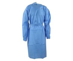 Isolation Gown AAMI Level 2 SMS X-Large Blue 10 BG/CA