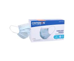 Criterion Earloop Face Mask ASTM Level 1 Blue 10 BX/CA