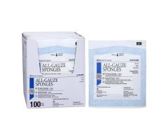 Henry Schein Premium 100% Cotton All-Gauze Sponge 2x2" 8 Ply Sterile Square LF, 30 BX/CA