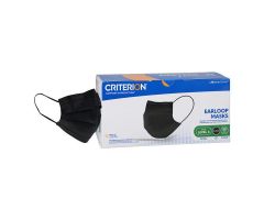 Criterion Earloop Mask ASTM Level 3 Black Adult 20 BX/CA