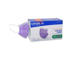 Criterion Extra Breathing Room Earloop Face Mask ASTM Level 3 Lav Adult 50/Bx,