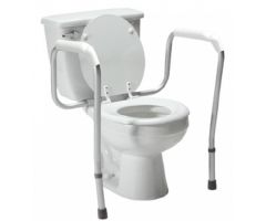 Toilet Safety Rail Versaframe White Aluminum
