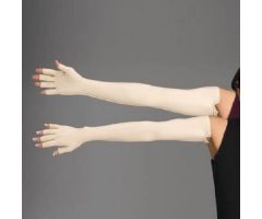 Compression Glove Rolyan Full Finger Medium Shoulder Length Right Hand Lycra / Spandex