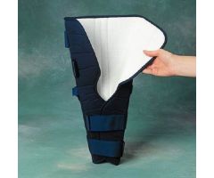 Knee Immobilizer Rolyan X-Large Hook and Loop Strap Closure 22 to 23 Inch Circumference Short, 20 Inch Left or Right Knee