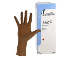 Encore Orthopaedic Surgical Gloves 6 Brown, 50Pr/Box