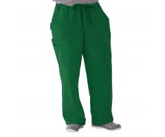 Illinois Ave Unisex Athletic Cargo Scrub Pants with 7 Pockets, Hunter, Tall Inseam, Size L