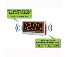 Reminder Rosie 58060 Voice Activated 25 Alarm Clock