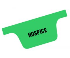 Chart Divider Tab - Hospice - Paper - Side