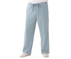 Newport Ave Unisex Stretch Scrub Pants with Drawstring and 3 Pockets, Gray, Petite Inseam, Size 3XL
