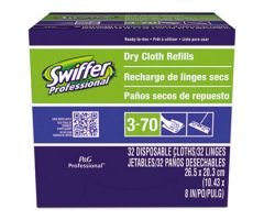 Dry Refill Cloths, White, 10 5/8" x 8", 32/Box