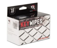 KeyWipes Keyboard Wet Wipes, 5 x 6.88, 18/Box