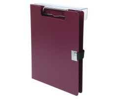 Clipboard - Poly - Covered - Overbed - Burgundy