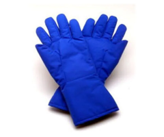 Gloves Cryogenic Tempshield Powder-Free Fabric 14-15 in Lg 10 Blue Reusable 1/Pr