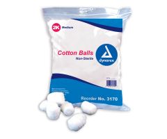 Cotton Balls, Non Sterile Medium Pk/2000