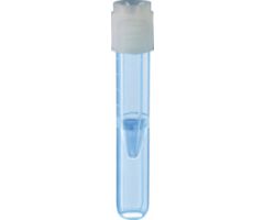 Screw cap tube, 2.5 ml, conical false bottom, rounded tube bottom, PP, cap assembled