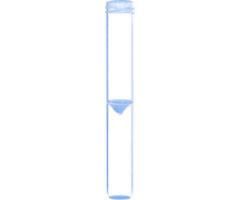 Screw cap tube, 3.5 ml, conical false bottom, rounded tube bottom, PP, without cap