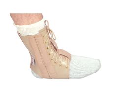 Leather Lace Up Ankle Immobilizer