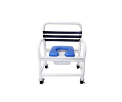 Patented Infection Control Shower Commode Chair DNE-610-4L-BAR