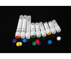 Cap Insert for Cryogenic Vial, Red, compatible with regular External threaded vials only, 100/pk, 1000/cs