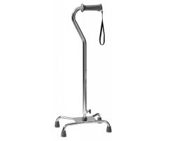 Quad Cane Sm Bs Ort Gp Brnz Lumex Silver Collection